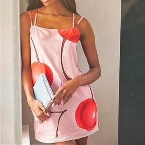 By Anthropologie Silky Mini Shift Dress
